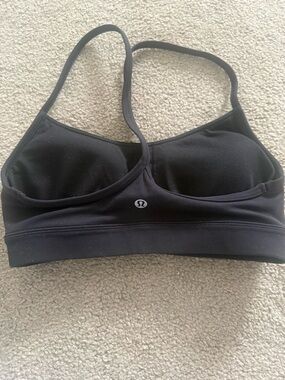 lululemon athletica Black Thin-Strap Sports Bra